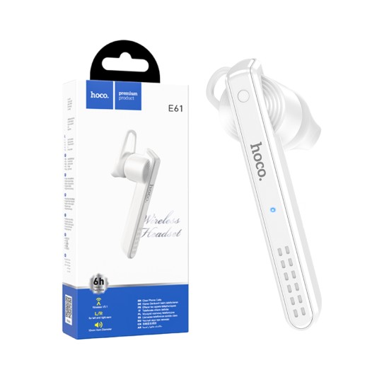 Hoco True Wireless Earbuds E61 Gorgeous Business Bluetooth White